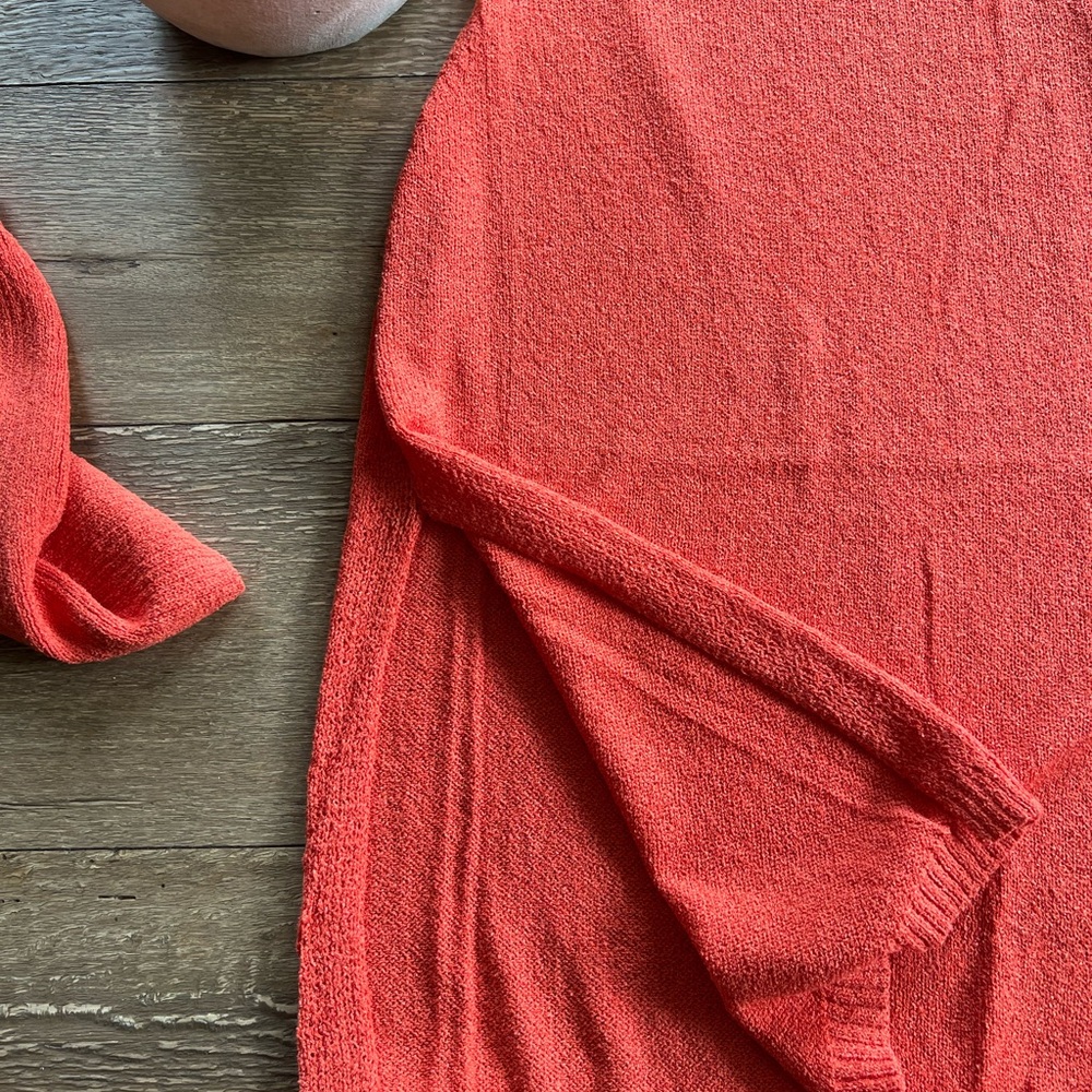 Women's Tangerine Knit 2pc Shorts set - Lightweight Summer Staple - Picture 7 of 14